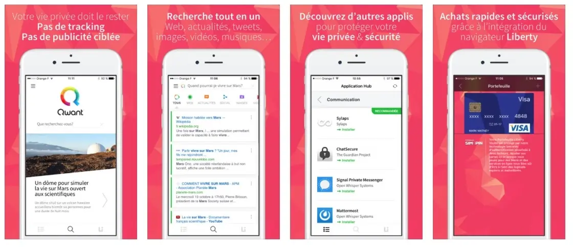 Le moteur de recherche français Qwant débarque sur iOS (et Android)