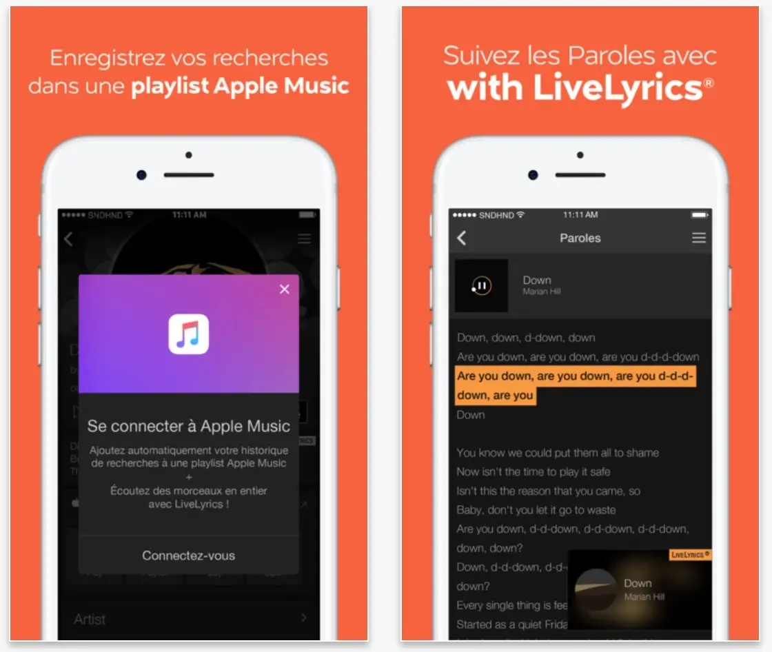 SoundHound : les morceaux identifiés rassemblés dans des playlists Apple Music