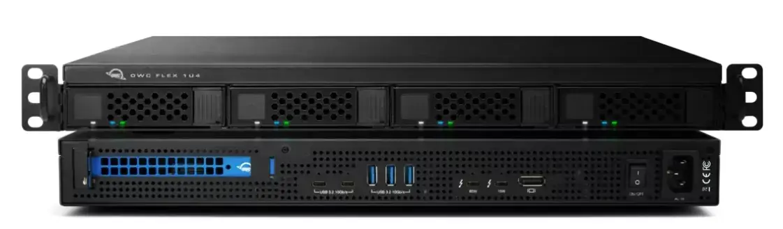 Un rack 4 baies doublé d'un dock Thunderbolt 4 chez OWC