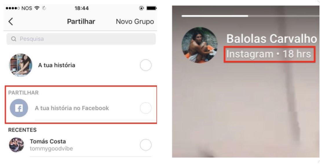 Instagram teste la publication de Stories sur Facebook