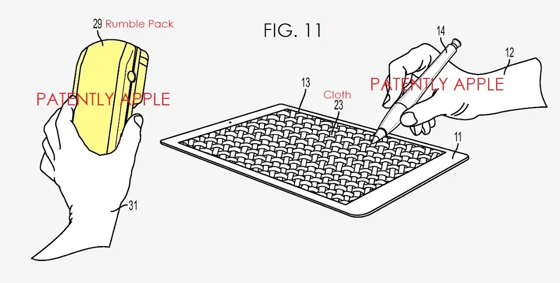 Le brevet du jour : un Apple Pencil qui reconnait les textures et Face ID 2.0