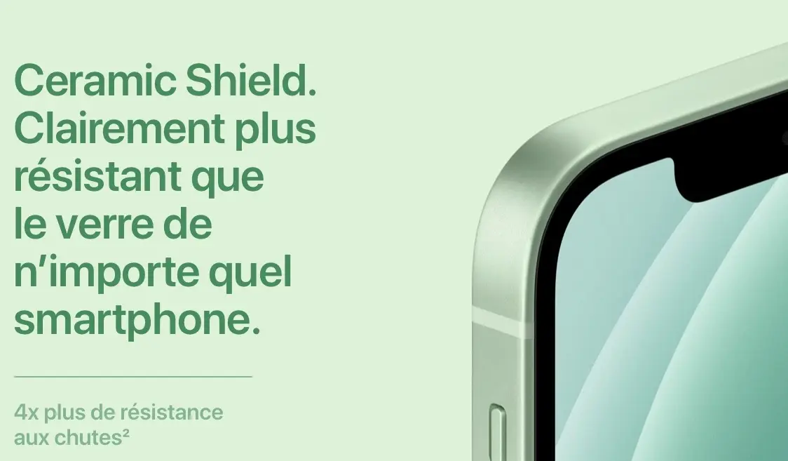 Ceramic Shield : un écran Corning 4X plus résistant aux chutes pour les iPhone 12