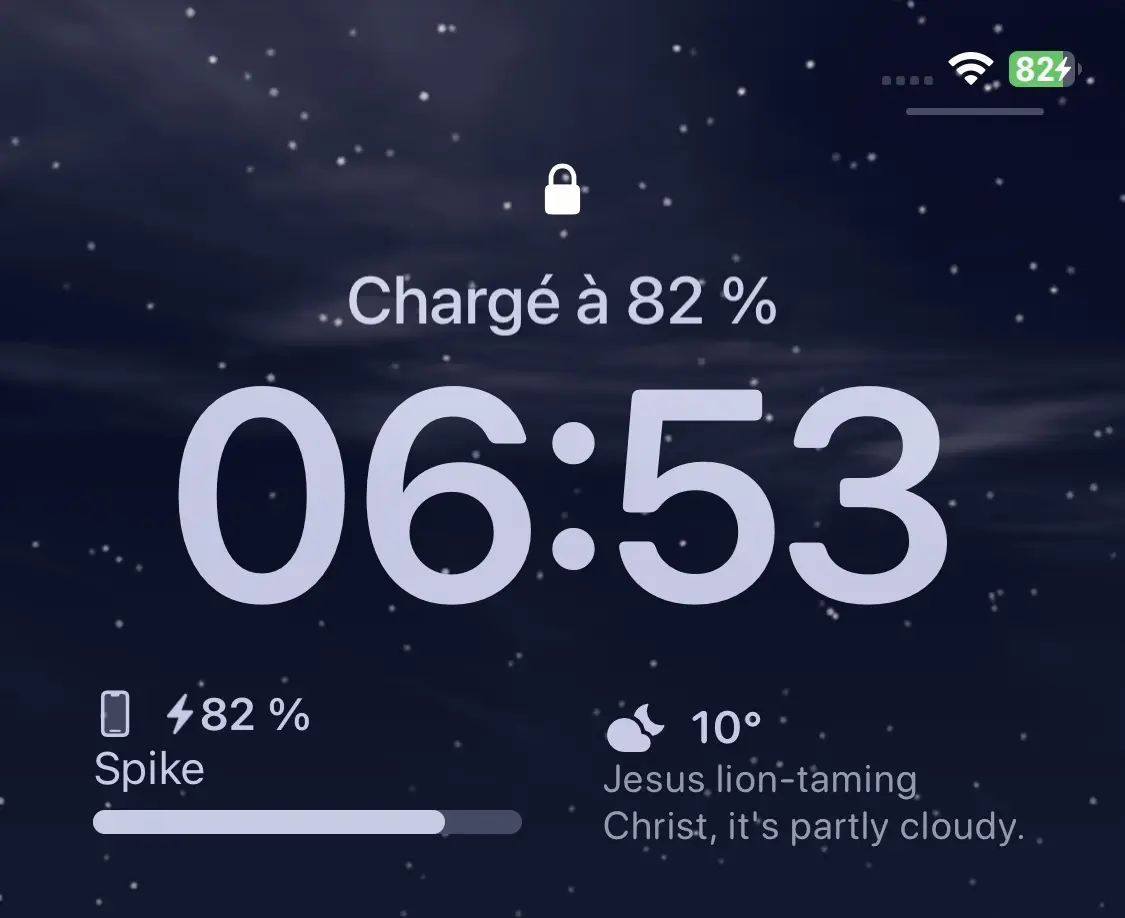 iOS 16.1 : les aventures du pourcentage de batterie (affichage, police, couleur...)