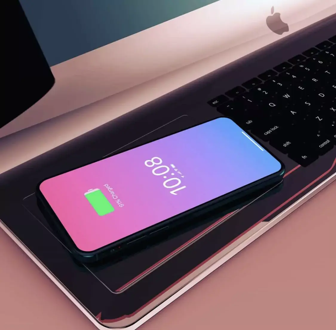 Concept : un designer reprend l'iMac intégré dans une feuille de verre incurvée