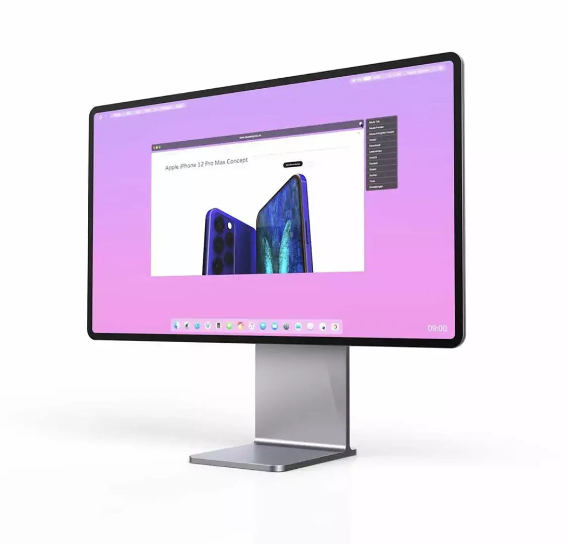 Concept : un bien séduisant iMac Pro 32 pouces 8K Touch Display