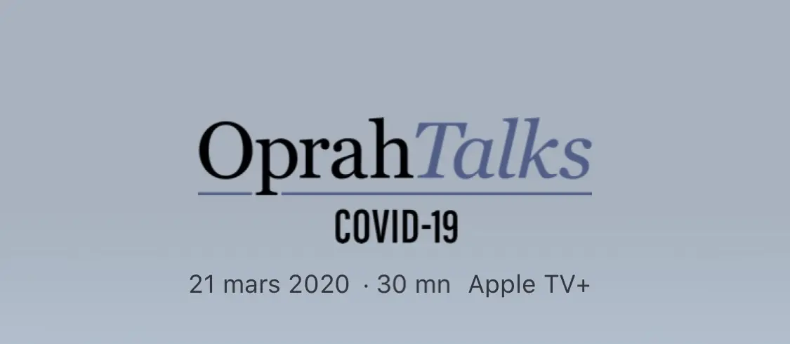 TV + : Oprah Winfrey anime un spécial #covid-19