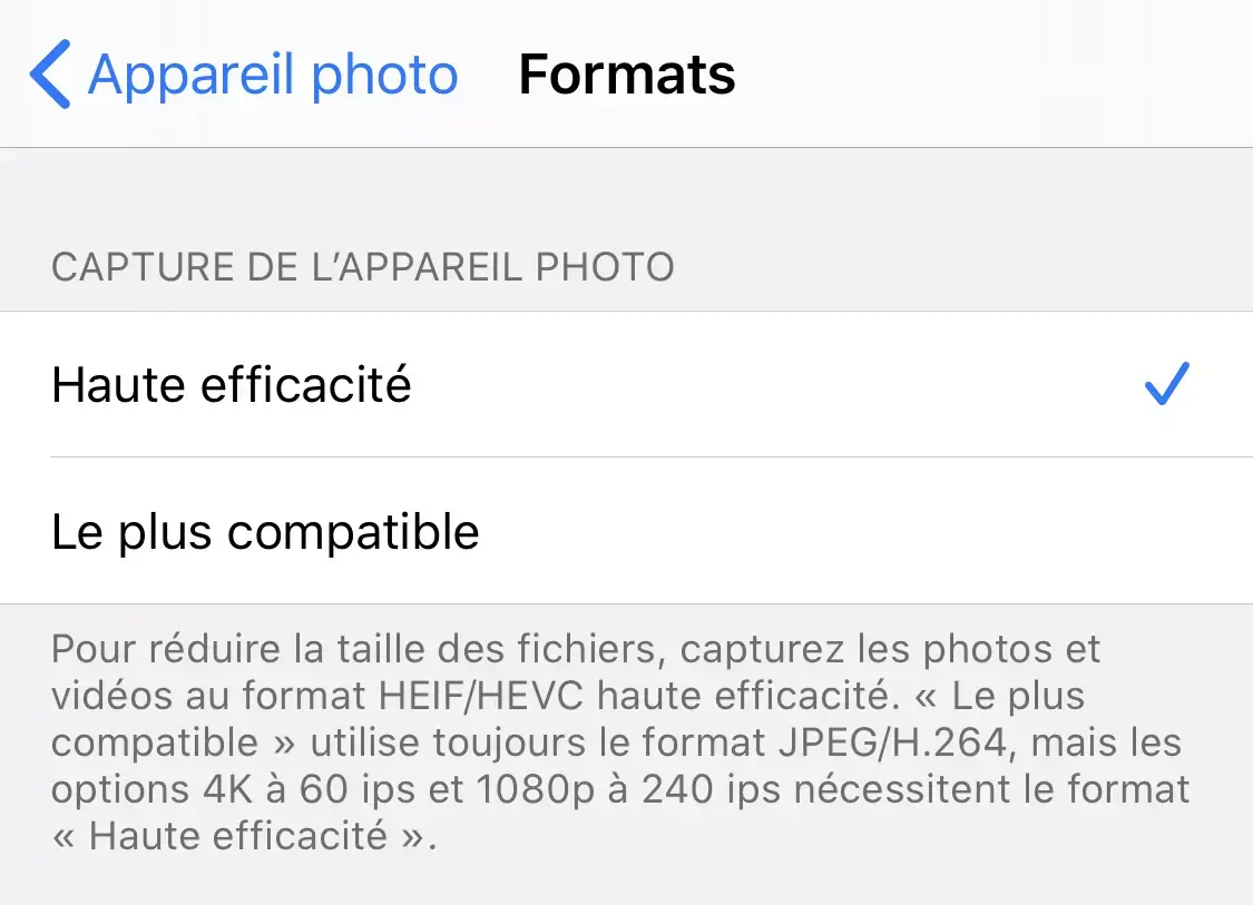 Les photos HEIC de l'iPhone font échouer des étudiants à leur examen