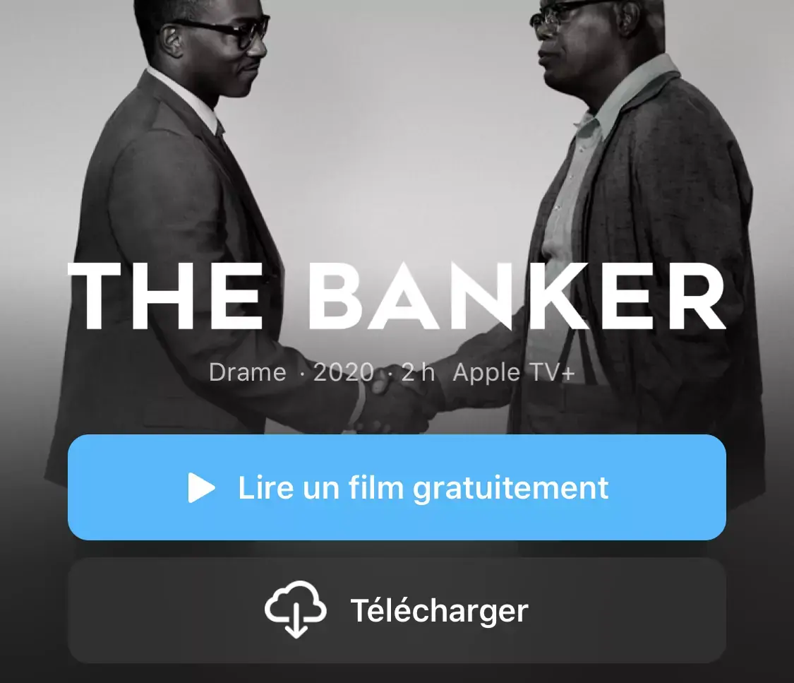 TV+ : The Banker, accessible gratuitement jusqu'au 30 juin