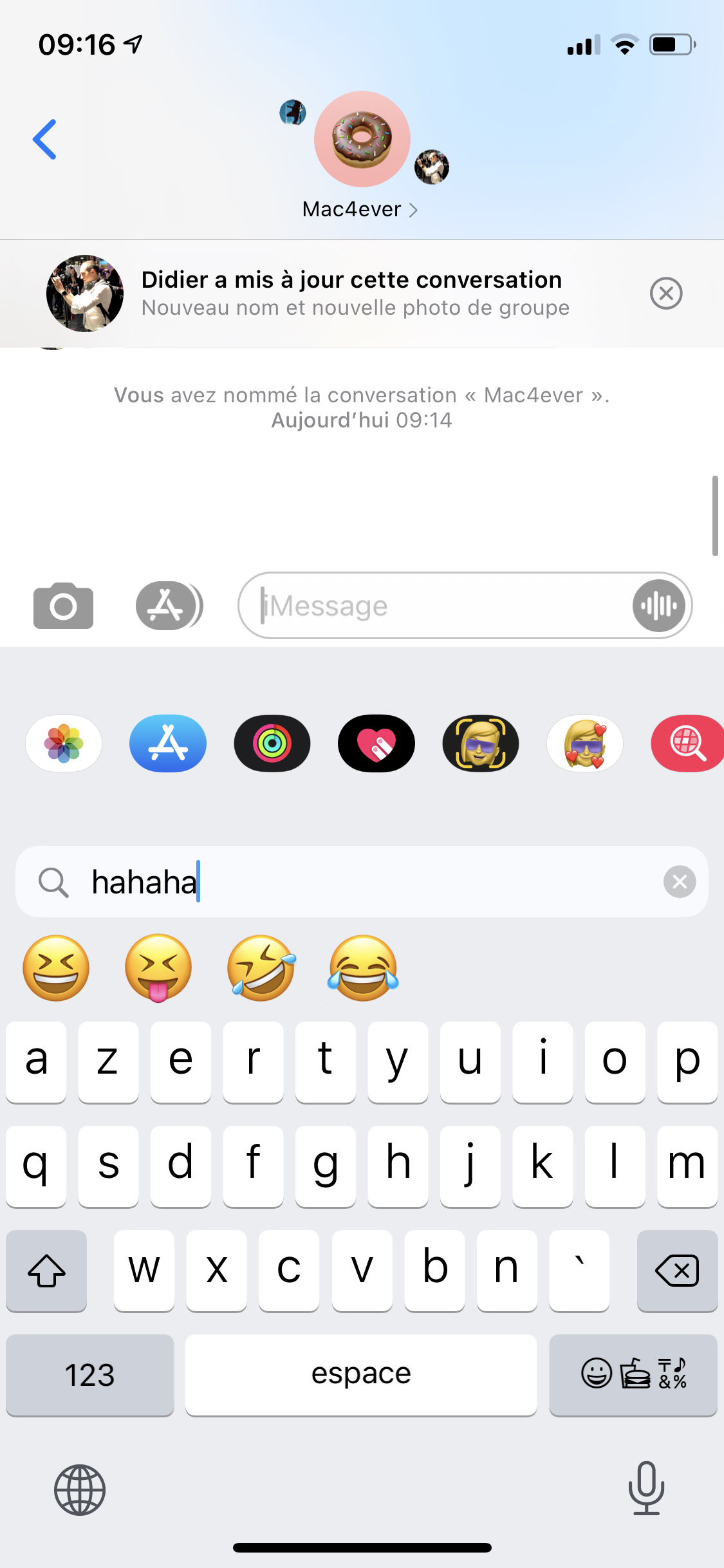 iOS 14 recherche les émojis !