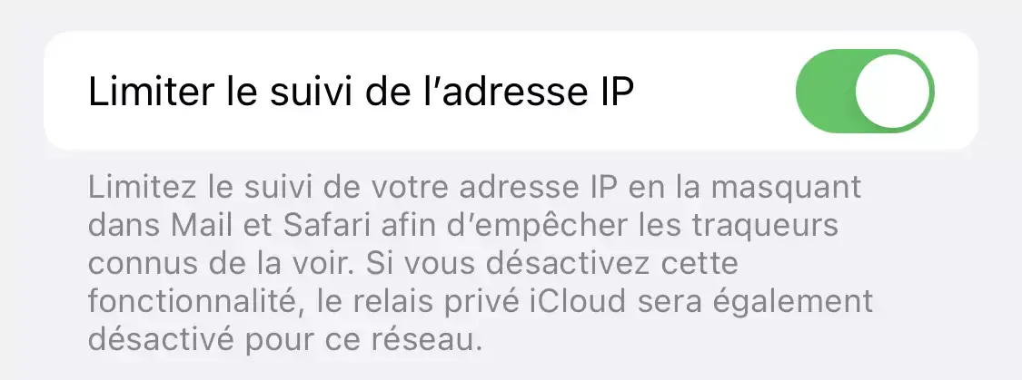 iOS 15.3 : la dernière bêta modifie le message d'erreur pour Relais Privé