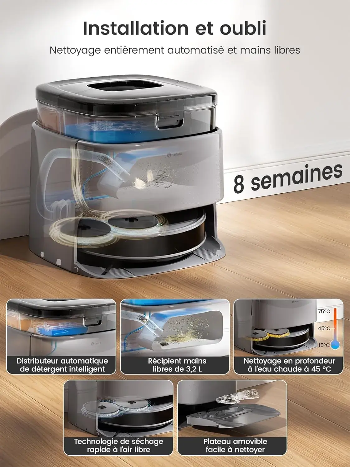 Lefant M3 Max : un robot aspirateur complet en super promo pour le Black Friday à moins de 400 € !