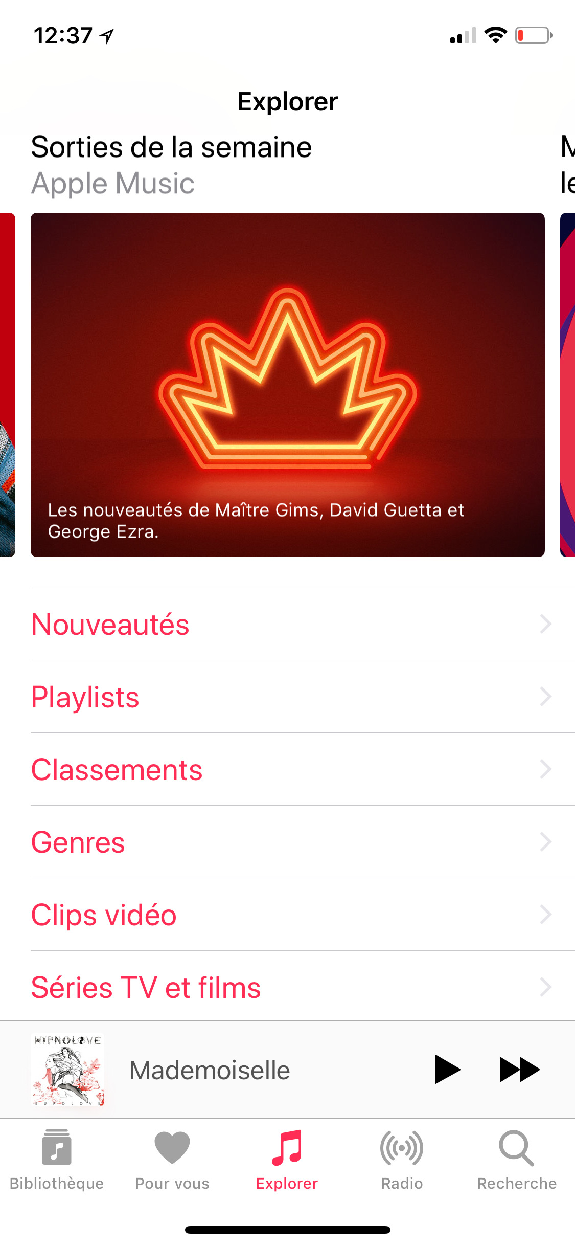 La section Clips Vidéo arrive sur Apple Musique