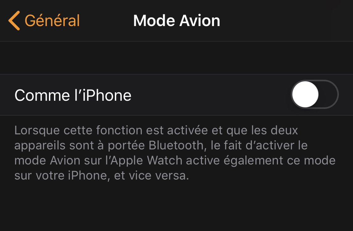 Astuce : comment dissocier les modes Avion et Ne pas déranger entre l'Apple Watch et  l'iPhone