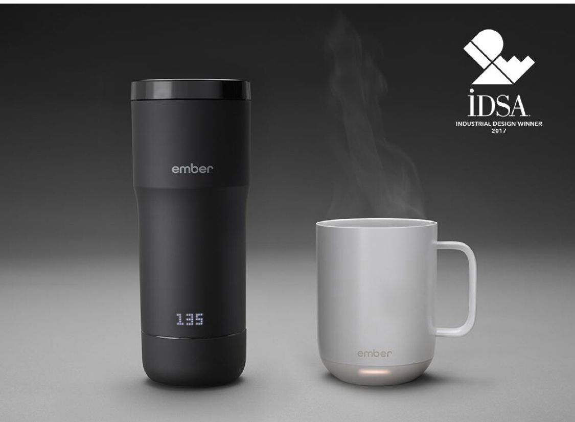 Ember Mug, la tasse connectée qui optimise la dégustation du café (iPhone non contractuel)