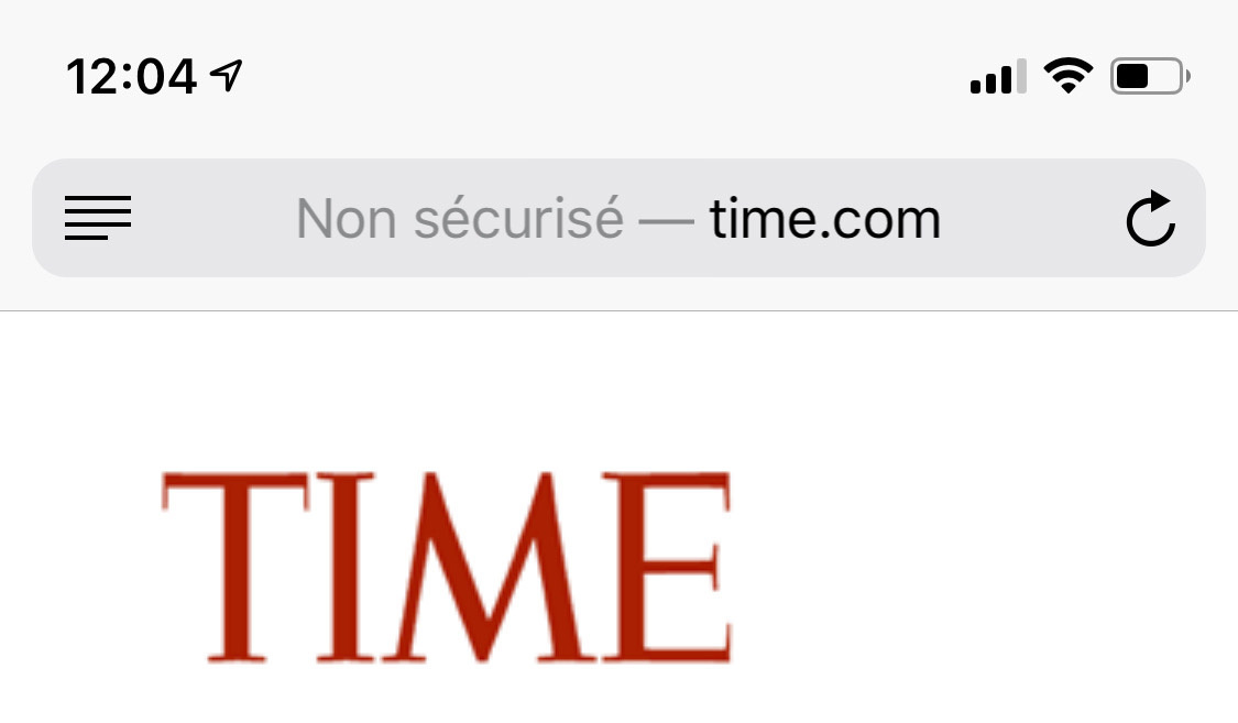 iOS 12.2 : un avertissement dans Safari pour les sites "non sécurisés"