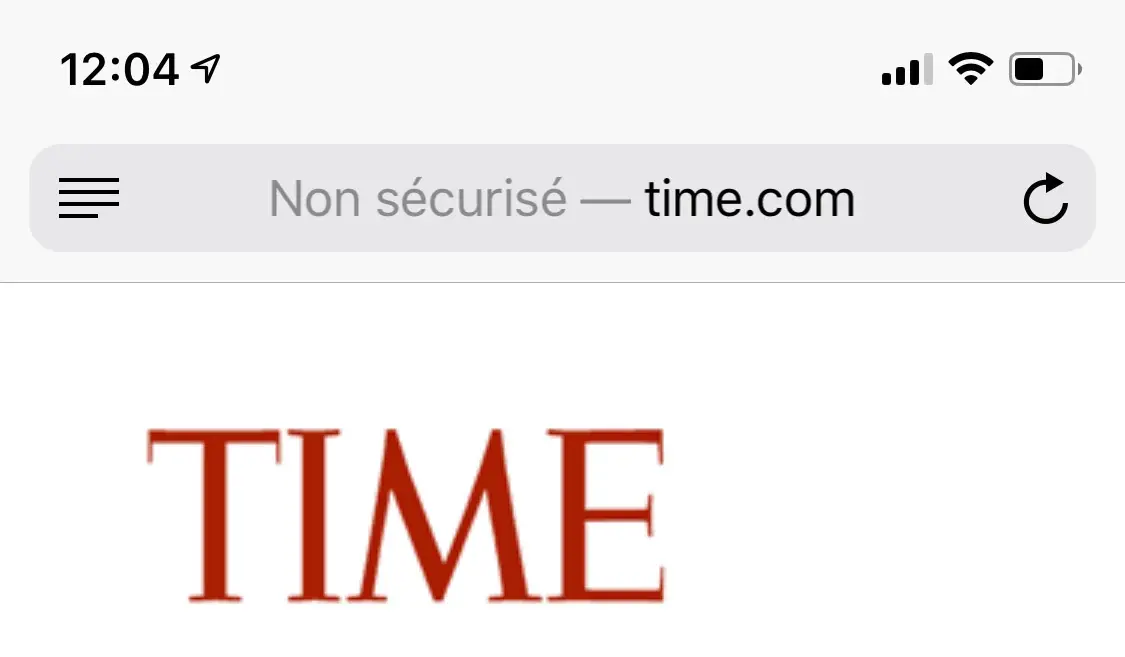 iOS 12.2 : un avertissement dans Safari pour les sites "non sécurisés"