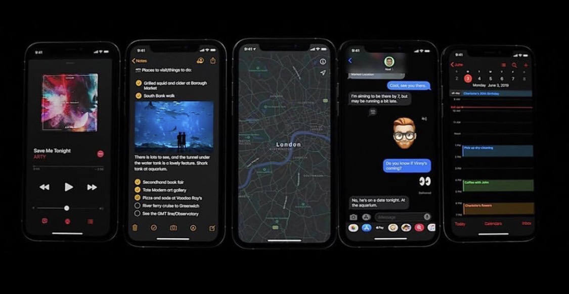 iOS 13 : 50 nuances de noir pour le Dark Mode