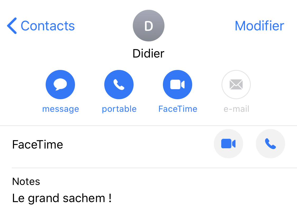 iOS 13 : par défaut, les devs n’accéderont plus aux Notes dans les « Contacts ».