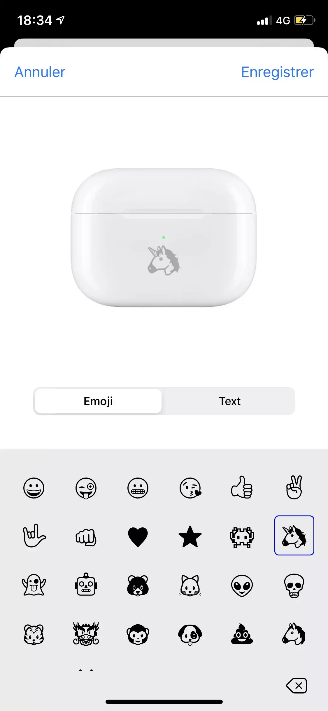 Apple propose de graver un poney sur ses AirPods Pro ! (ou des petits mots doux)