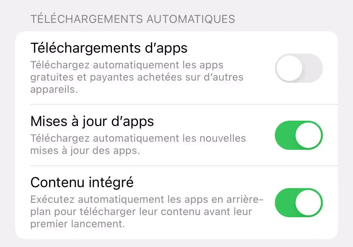 iOS 16.1 : comment télécharger le contenu intégré d'une app avant son 1er lancement 