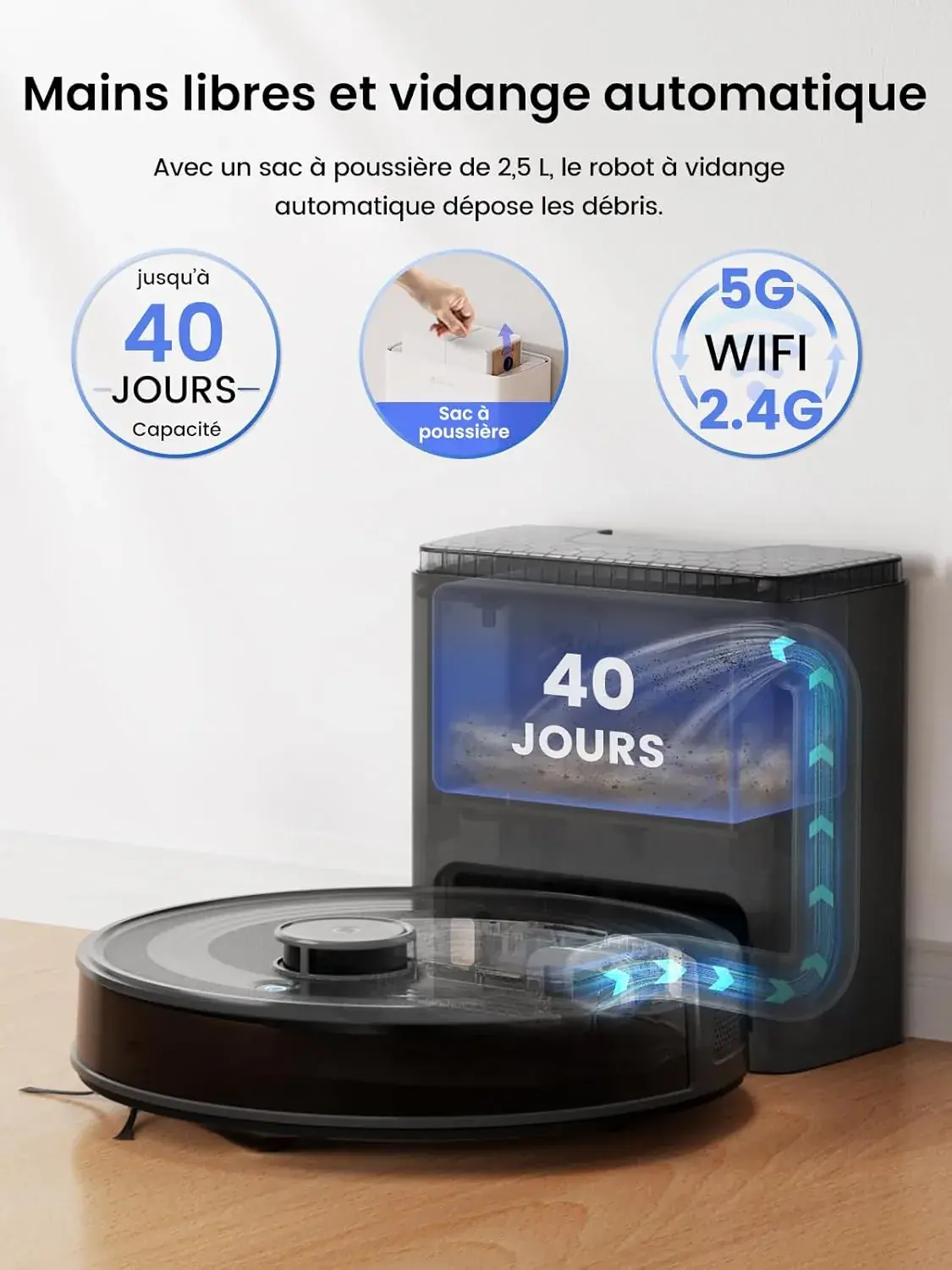 Le robot aspirateur-laveur Lefant M2 Plus en super promo pendant 15 jours