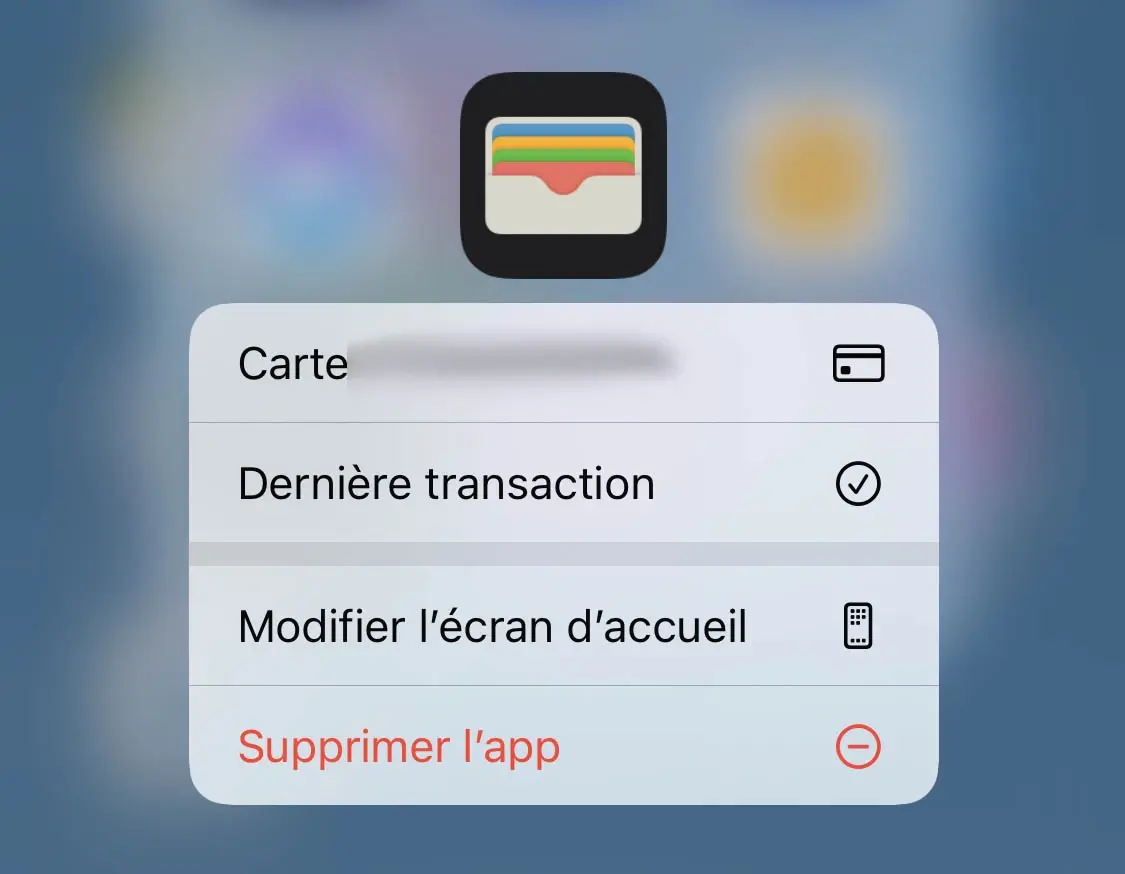 iOS 16 permettra de supprimer l’app Wallet !