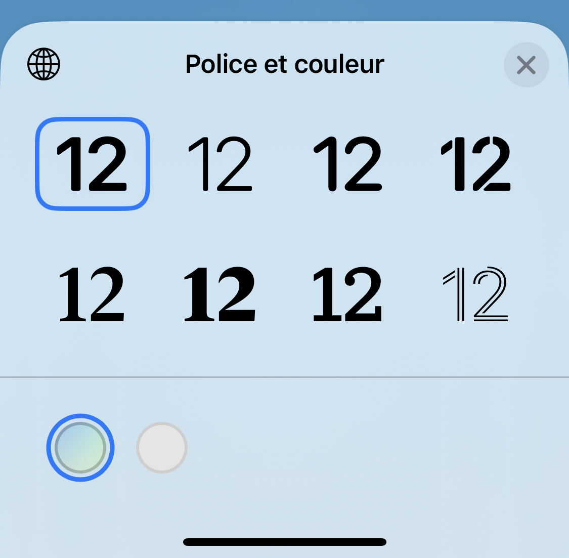 iOS16 peaufine la personnalisation des fonds d'écrans (police, widgets, calendrier...)