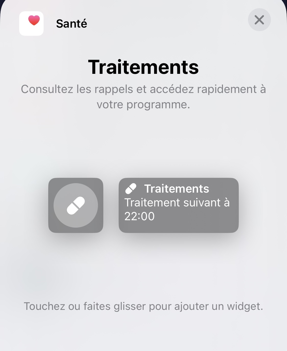 iOS 16.2 : une nouvelle interface Accessibilité, un widget Traitement sur l'écran verrouillé