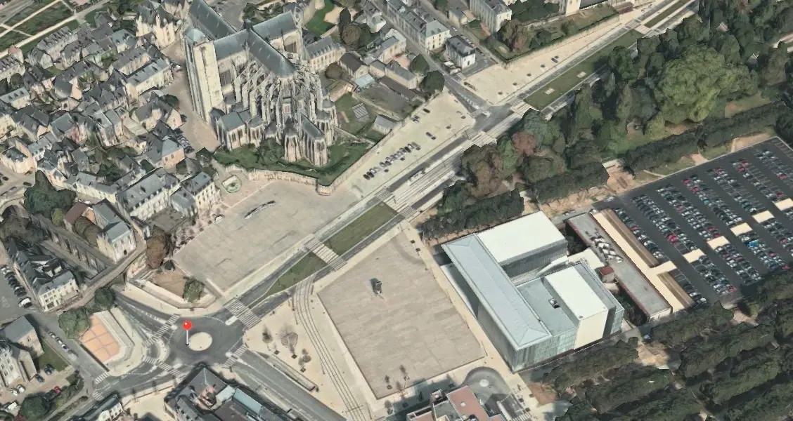 L'image du jour : Reims apparait en 3D dans Plans / FlyOver