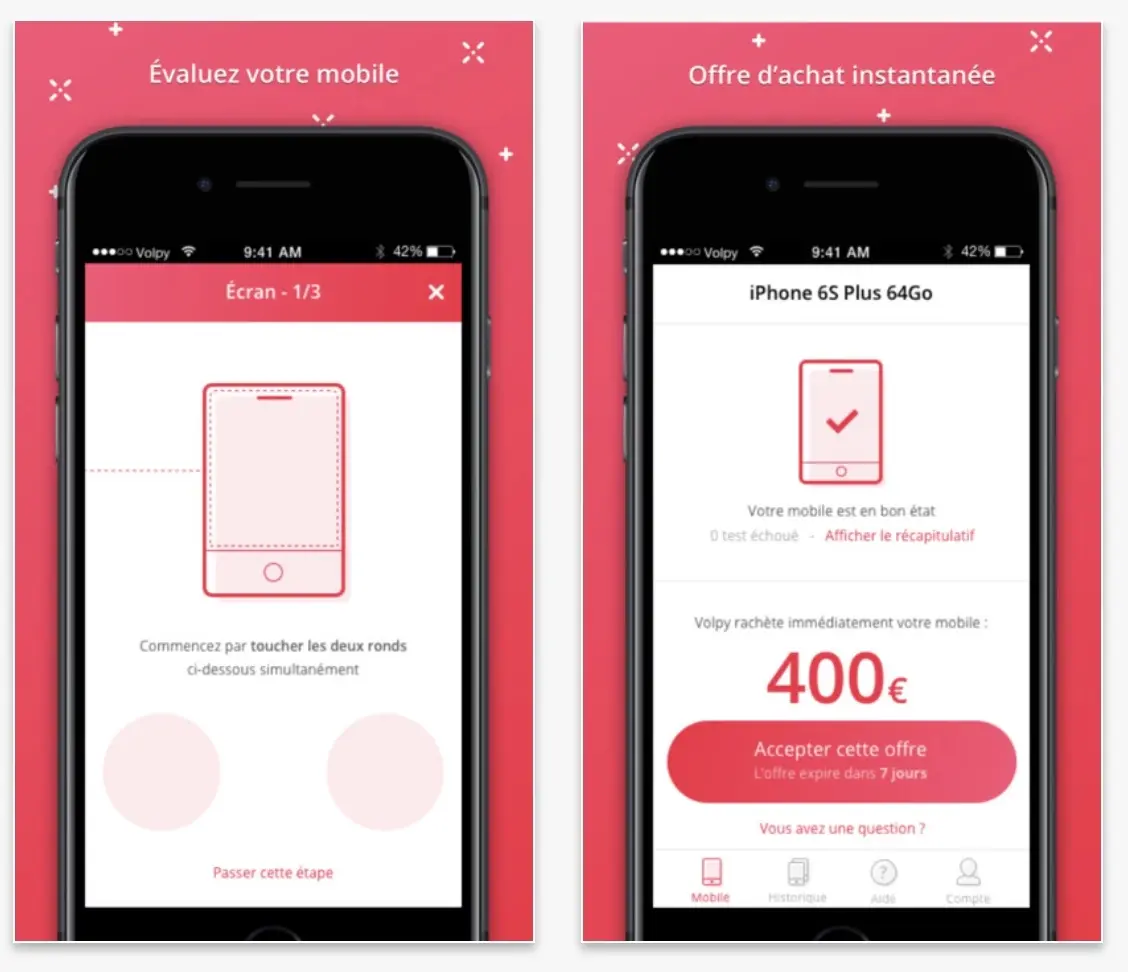 Concours ! Gagnez un iPhone  7 avec Volpy, l'app pour vendre/acheter son iPhone d'occasion !