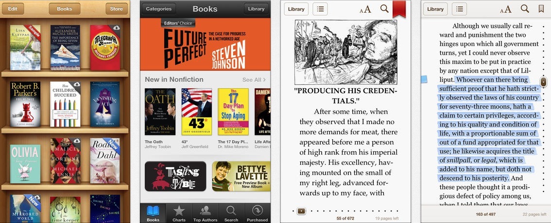 iBooks de nouveau copain avec VoiceOver