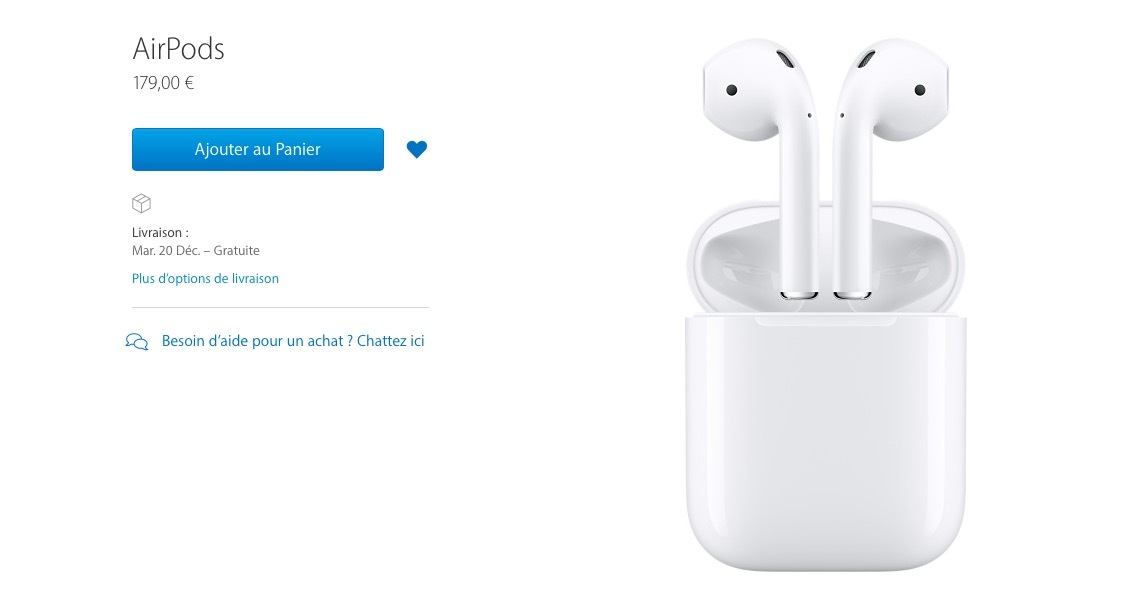 Les AirPods sont désormais en vente !