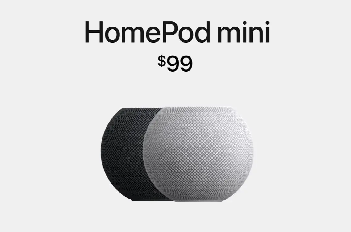 Apple présente le HomePod mini, précommandes le 6 novembre à 99€