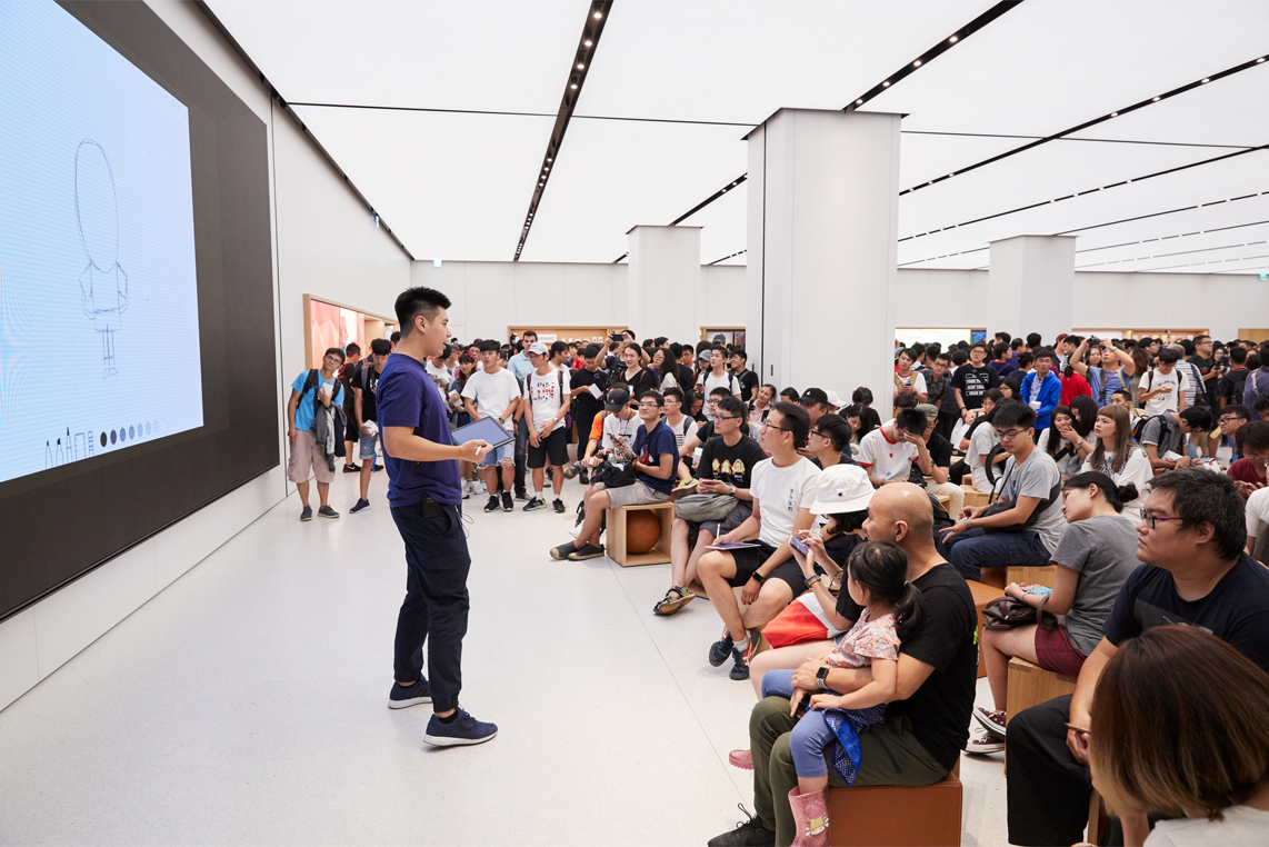 Apple inaugure le premier Apple Store de Taiwan (photos)