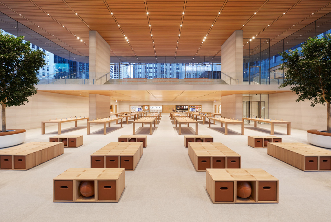 Des (superbes) photos de l'Apple Store de Chigago sous la prose de Jony Ive