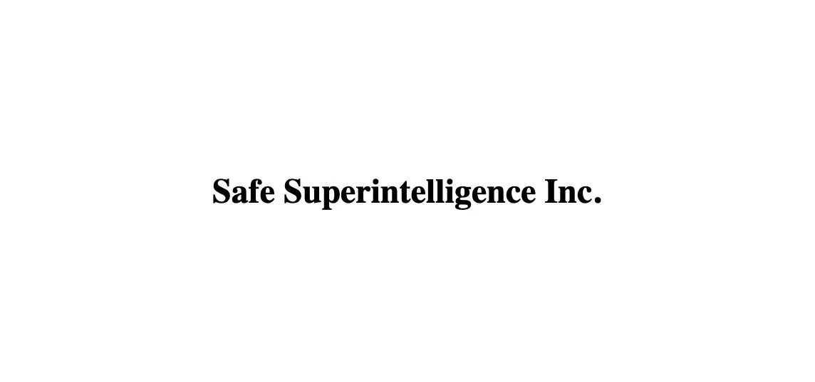 Safe Superintelligence Inc. OpenAI ChatGPT