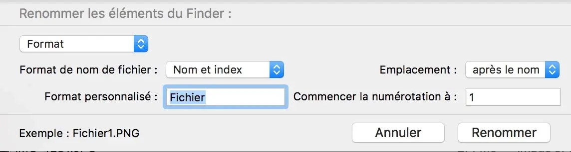 Astuce : renommer des fichiers par lot dans le Finder du Mac
