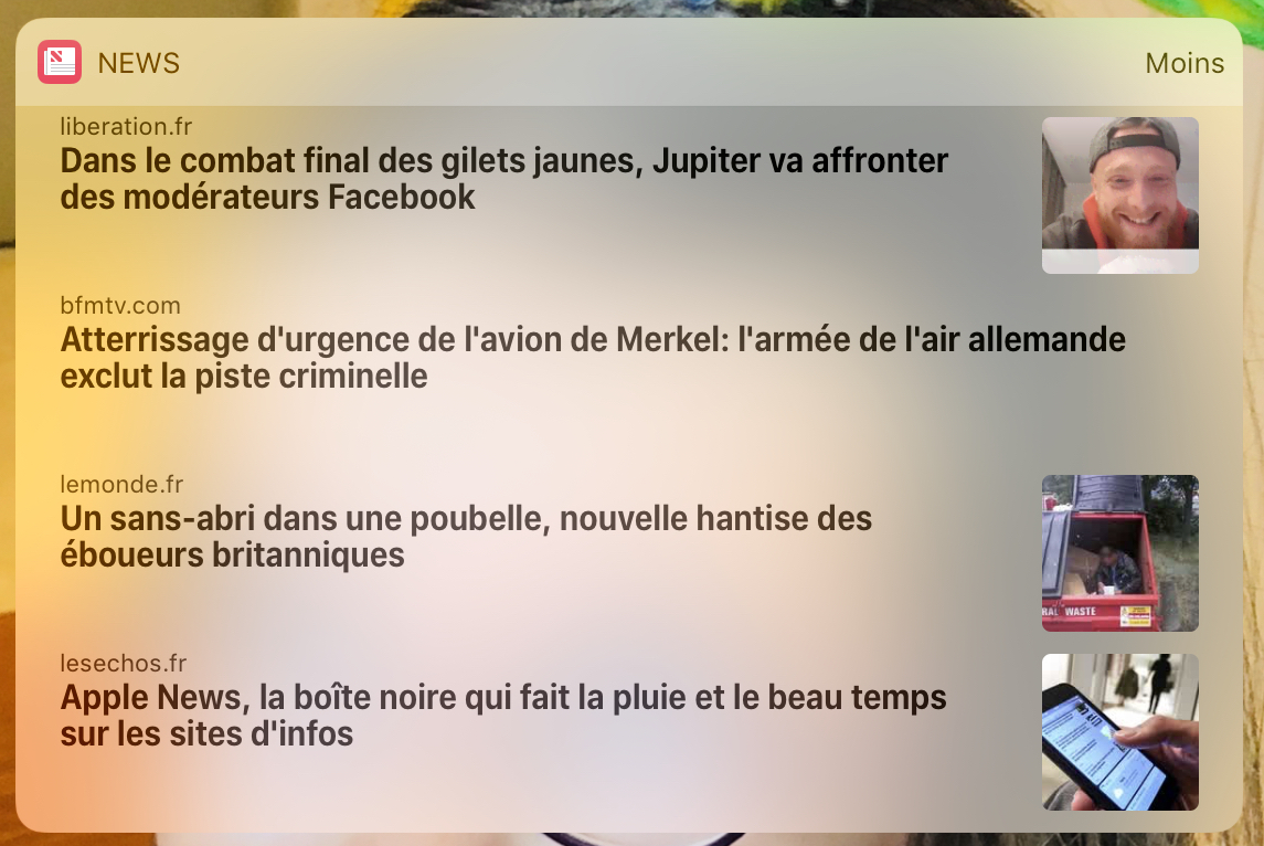 Apple News, un widget à double tranchant pour la presse française