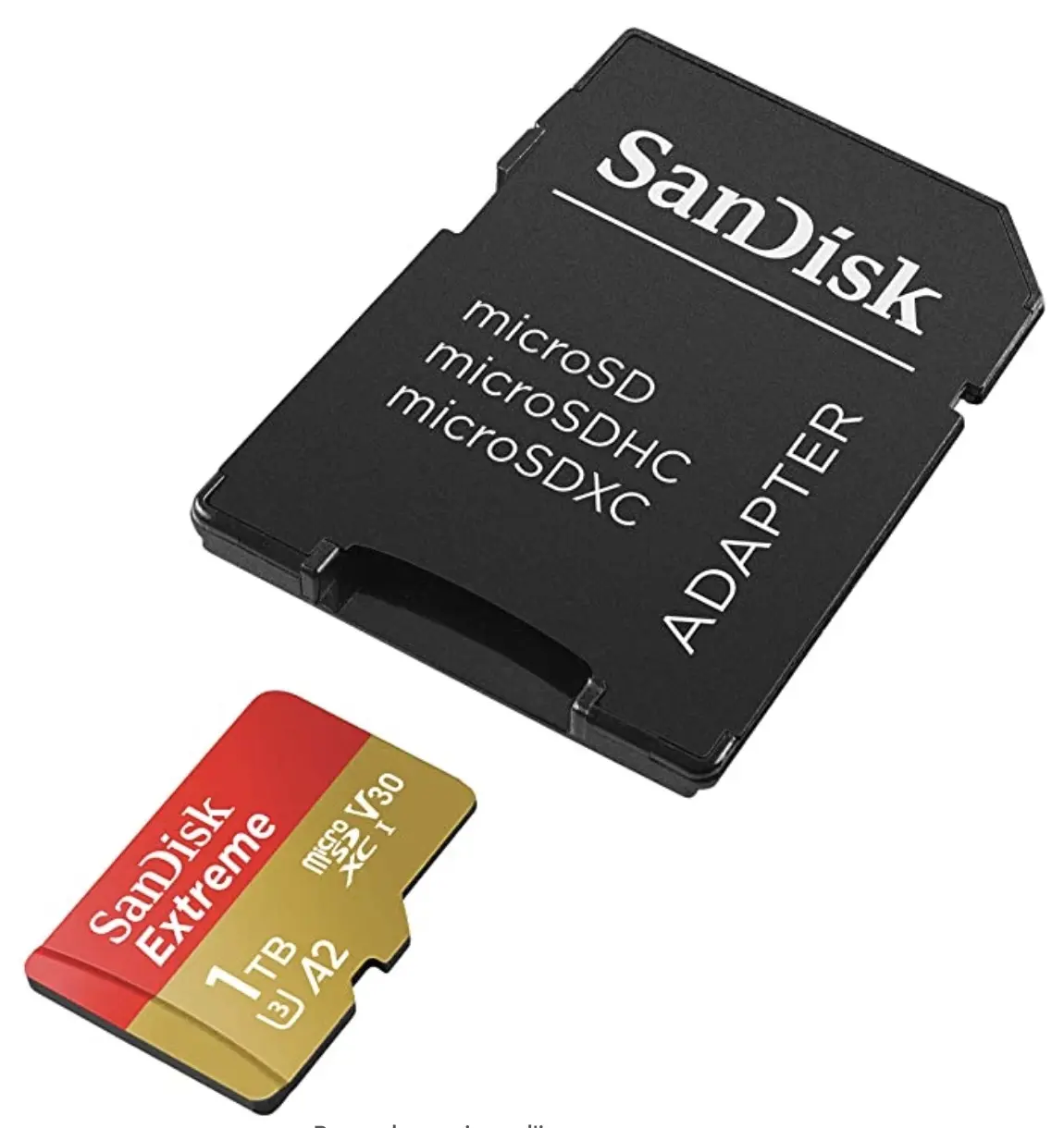 Bon plan SD/microSD SanDisk : 128GO à 38€, 512Go à 164€, 1To à 363€