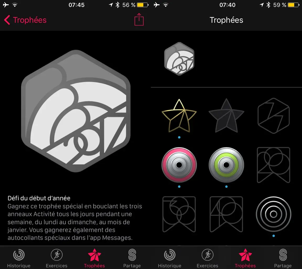Apple Watch : le nouveau Trophée "début d'année" est bien arrivé en France !