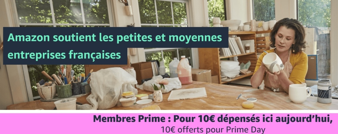 Prime Day : 10€ offerts pour 10€ dépensés sur les boutiques françaises