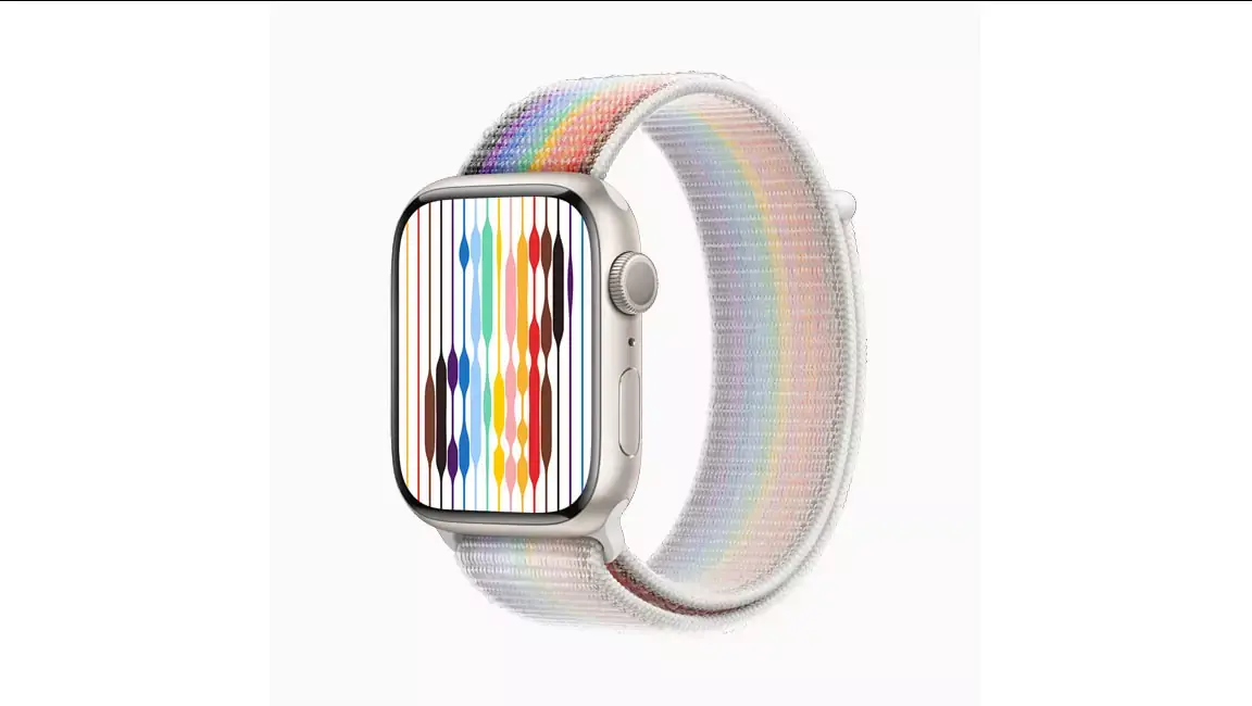 Voici les nouveaux bracelets Pride pour Apple Watch, disponible dès aujourd'hui à 49€