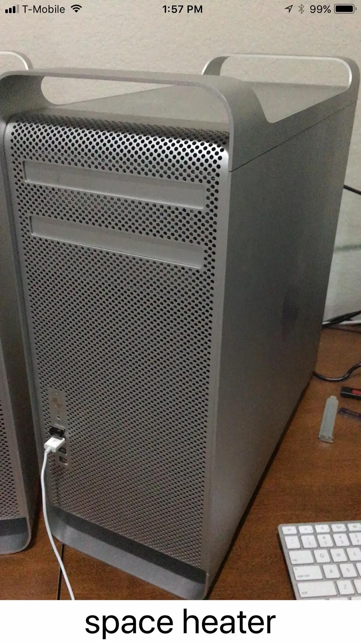 L'image du jour : quand l'iPhone confond le Mac Pro avec un radiateur