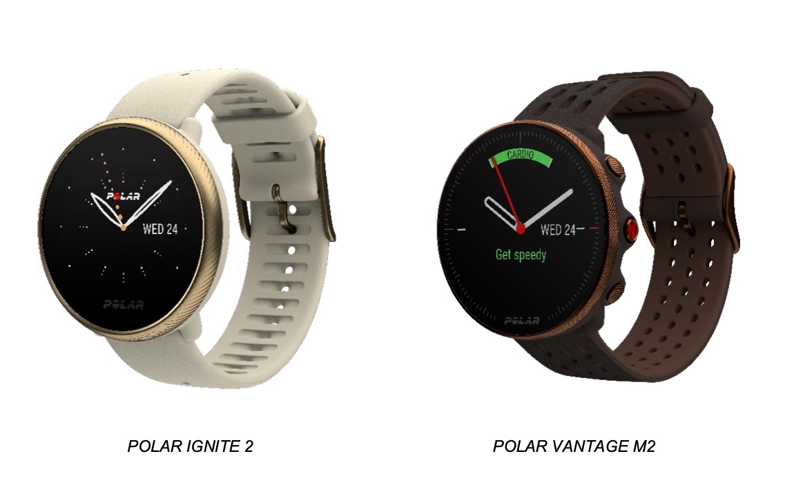 Polar présente les nouvelles montres connectées Ignite 2 et Vantage M2