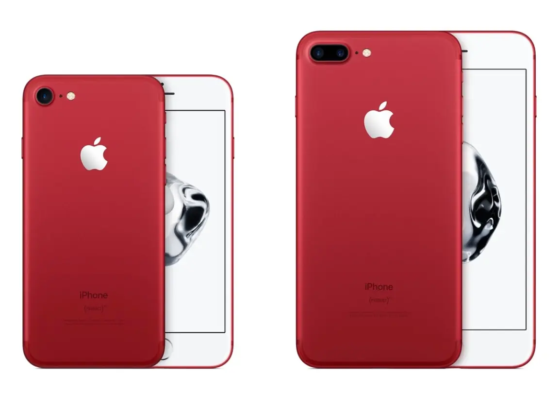 Apple lance une déclinaison RED des iPhone 7 et 7 Plus et un iPhone SE de 128Go