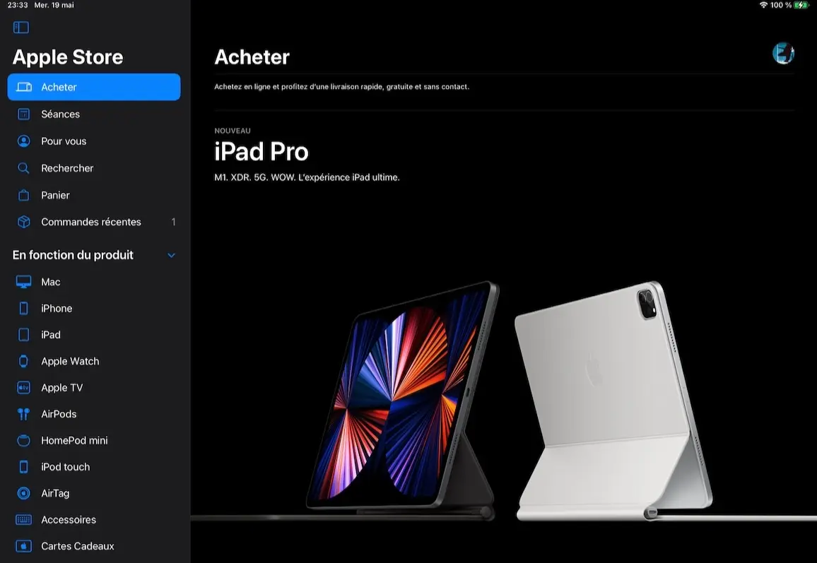 Un design revu pour l'application Apple Store sur iPad