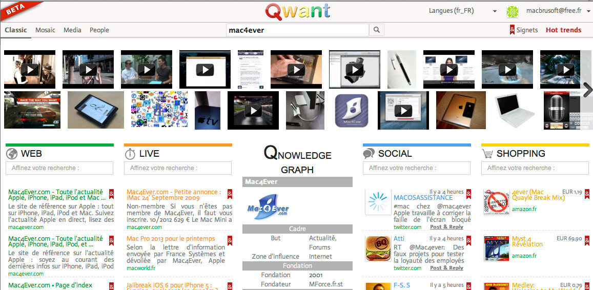 Qwant : le moteur de recherche à la française