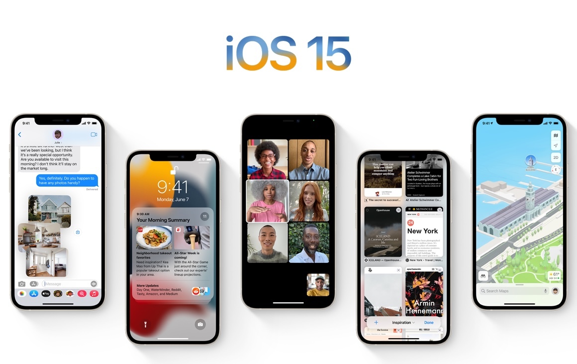 Apple sélectionne les fonctionnalités d'iOS 15 accessibles aux ingénieurs