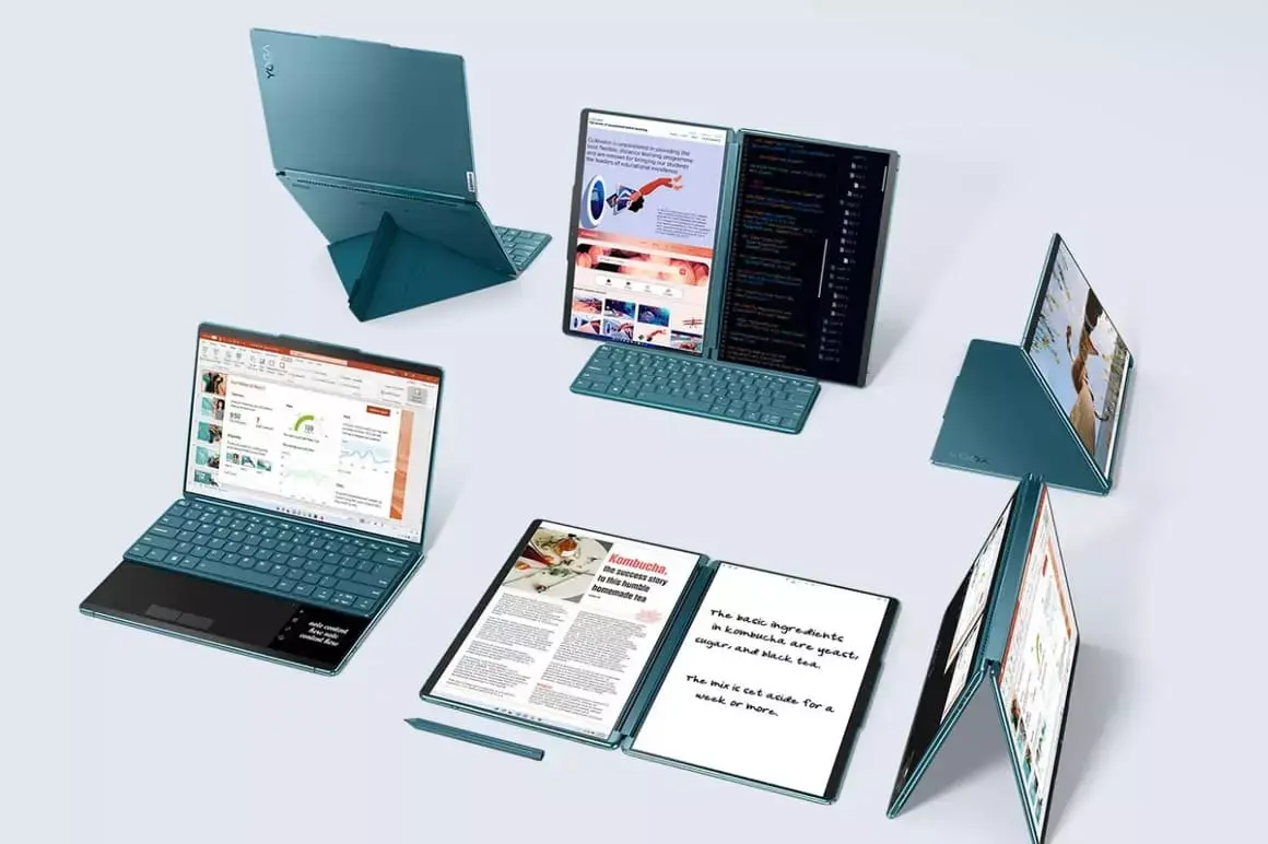 Lenovo dévoile un PC portable avec deux écrans modulables !