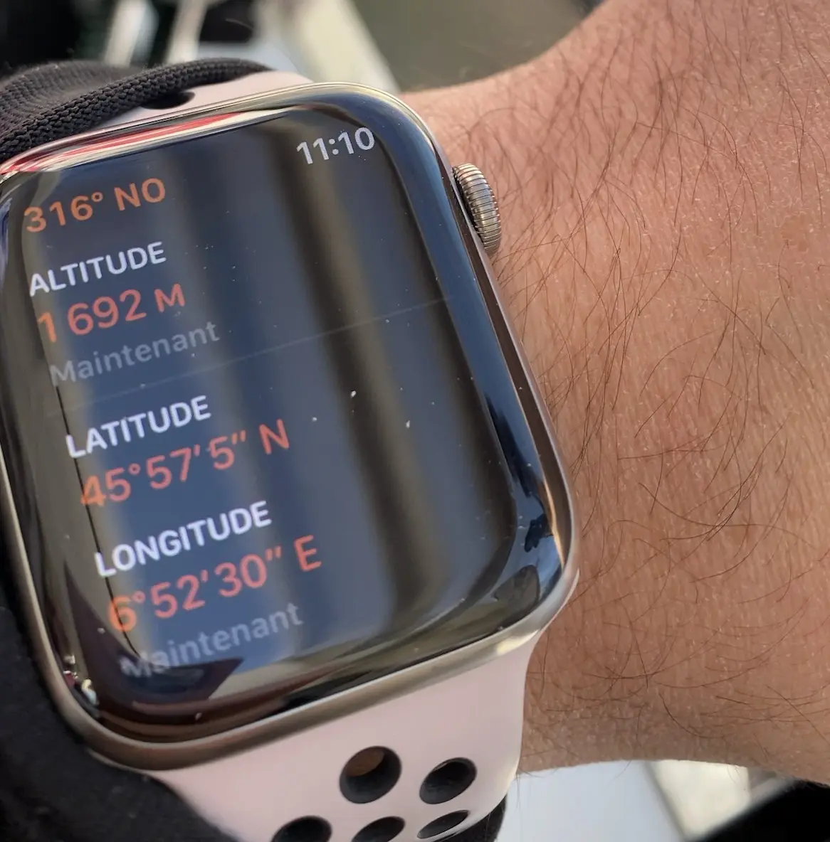 L'altimètre "natif" de l'Apple Watch Series 5 est au mieux médiocre, au pire inutile